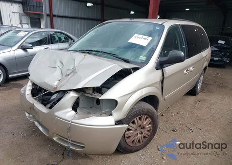 2007 Chrysler Town & Country Lx из США, поврежденный, VIN 2A4GP44R87R252258